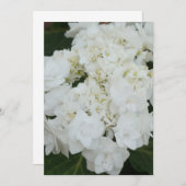 Trouwjurk hortensia bruiloft aankondiging (Voorkant / Achterkant)