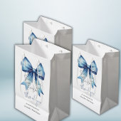 Trouwjurk Knoop iets blauws lint Bruidsmeisjesfees Medium Cadeauzakje