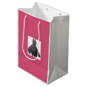 Trouwjurk Maid of Honor Roze Gift Bag Medium Cadeauzakje (Voorkant Gekanteld)
