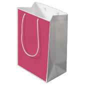 Trouwjurk Maid of Honor Roze Gift Bag Medium Cadeauzakje (Achterkant Gekanteld)
