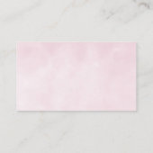 Trouwjurk met bloemen - Bruidsshower display Informatiekaartje (Achterkant)