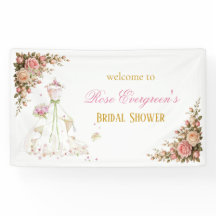 Trouwjurk met roze bloemen op maat gemaakt