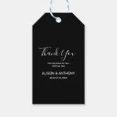 Trouwjurk met witte kant cadeaulabel (Voorkant)