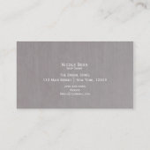 Trouwjurk Moderne Glamour Bruids Chic Visitekaartje (Achterkant)