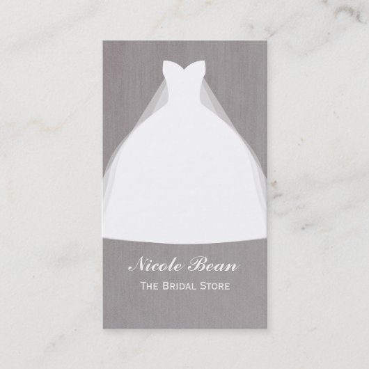 Trouwjurk Moderne Glamour Bruids Chic Visitekaartje (Voorkant)