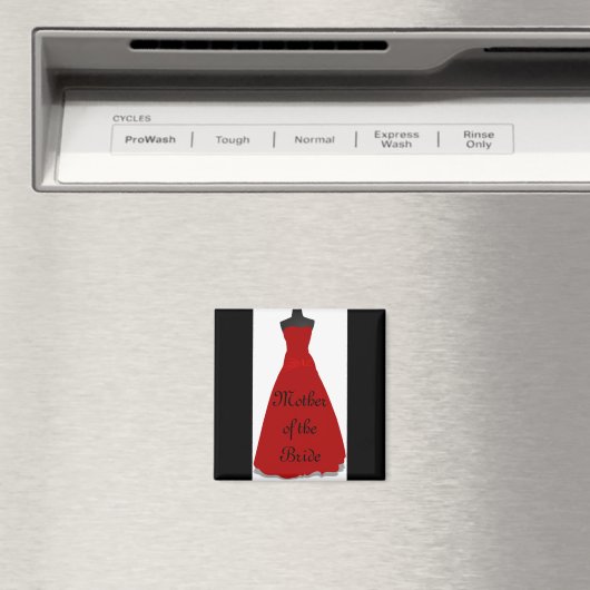 Trouwjurk Moeder van de bruid magneet (Insitu (Vaatwasser))