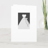 Trouwjurk op donkergrijze achtergrond Bruidsmeisje (Achterkant)