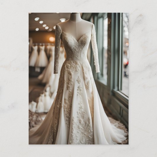 Trouwjurk, Postcrossing Briefkaart (Voorkant)