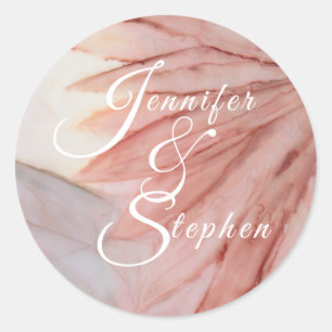 Trouwjurk Pretty in Pink Ronde Sticker