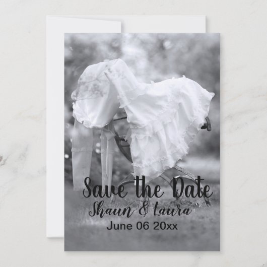Trouwjurk 'Save the Date' Save The Date (Voorkant)