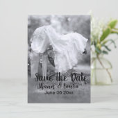 Trouwjurk 'Save the Date' Save The Date (Staand voorkant)