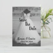 Trouwjurk 'Save the Date' Save The Date (Staand voorkant)