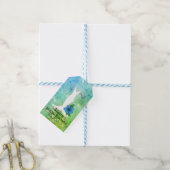 Trouwjurk Tropical Theme Vrijgezellenfeest Cadeaulabel (Met Touw)