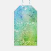 Trouwjurk Tropical Theme Vrijgezellenfeest Cadeaulabel (Achterkant)