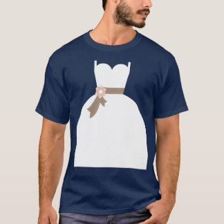 Trouwjurk Trouwen vrijgezellenfeest 3 T-shirt