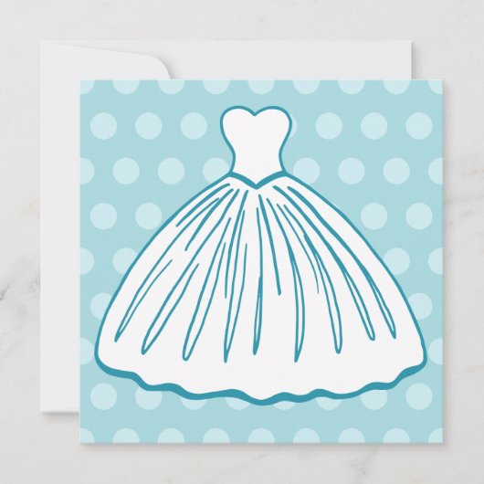 Trouwjurk Uitnodigingen (Voorkant)