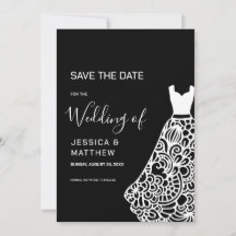 Trouwjurk van witte kant