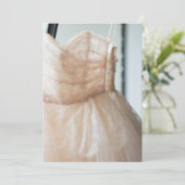 Trouwjurk voor Bruidsfeest of Bedankkaart (Staand voorkant)