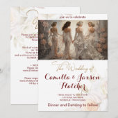 Trouwjurken mode stijl kaart (Voorkant / Achterkant)