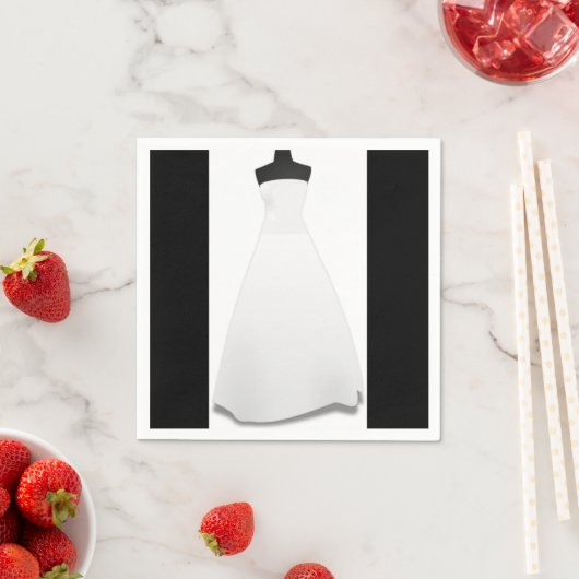 Trouwjurken Papieren servetten (Insitu)
