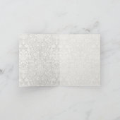 Trouwjurken Vintage Antiek Wit Bruidsmode Bedankkaart (Binnen)