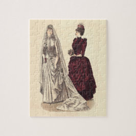 Trouwjurken voor vrouwen in vintage stijl legpuzzel