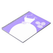 Trouwjurp Paarse notitieboek (Linkerzijde)