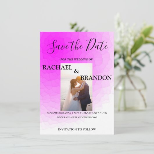 trouwkaart (Staand voorkant)