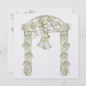 Trouwkaart 13,3 cm x 13,3 cm kaart (Voorkant / Achterkant)