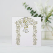 Trouwkaart 13,3 cm x 13,3 cm kaart (Staand voorkant)