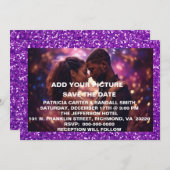 TROUWKAART 1 SAVE THE DATE  KAART (Voorkant / Achterkant)