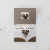 TROUWKAART 2 BEDANKKAART (Binnen)