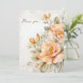 Trouwkaart Aankondiging (Staand voorkant)