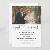 Trouwkaart Aankondiging Bruiloft Feest (Voorkant / Achterkant)