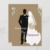 Trouwkaart - Aankondiging Huwelijk (Voorkant / Achterkant)