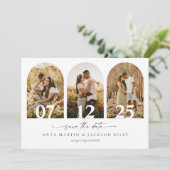 Trouwkaart aankondiging Save The Date (Staand voorkant)