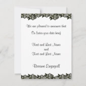 Trouwkaart - Aankondiging Verloving (Achterkant)