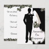 Trouwkaart - Aankondiging Verloving (Voorkant / Achterkant)