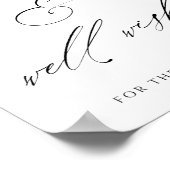 Trouwkaart Advies en Gelukwensen Poster (Hoek)