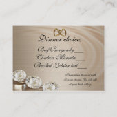 Trouwkaart altijd en voor altijd, diamant plaatskaartje (Achterkant)