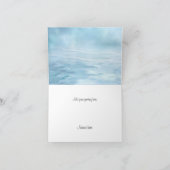 Trouwkaart bedanken fantasy strand bedankkaart (Binnen)