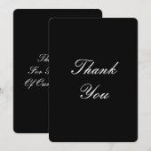 trouwkaart bedanken kaart (Voorkant / Achterkant)