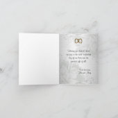 Trouwkaart bedanken met foto bedankkaart (Binnen)