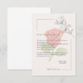 Trouwkaart Bedankkaart (Voorkant / Achterkant)