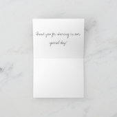 Trouwkaart Bedankkaart (Binnen)