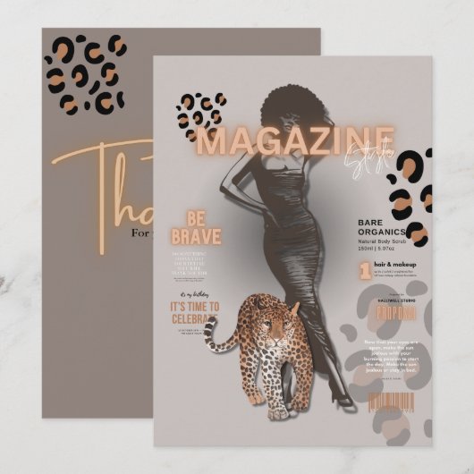 Trouwkaart bedankkaart (Voorkant / Achterkant)