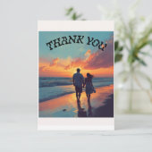 Trouwkaart Bedankkaart (Staand voorkant)