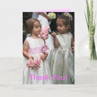 Trouwkaart Bedankkaart