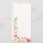 Trouwkaart bedankkaart - Antieke Roos (Achterkant)