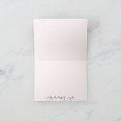 Trouwkaart bedankkaart van Crystal (roze) (Binnen)